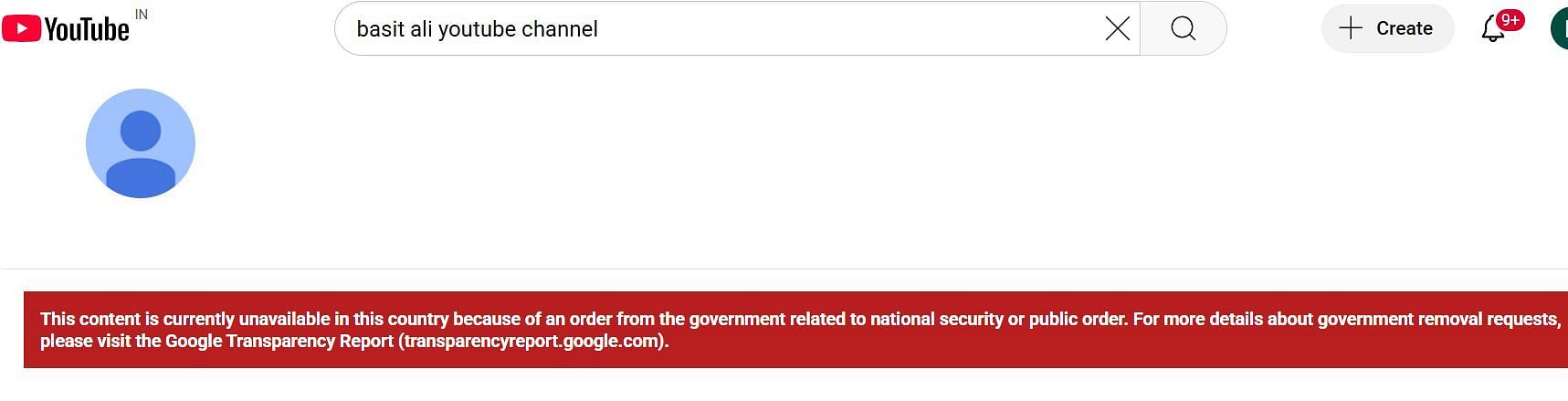 Screenshot of Basit Ali's YouTube page - Source: Basit Ali/YT